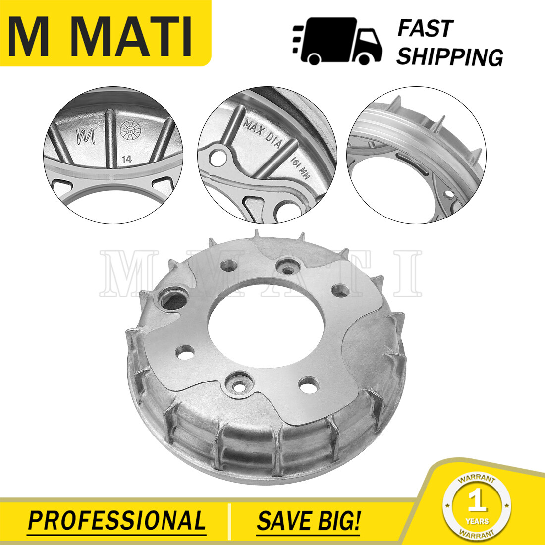 Front Brake Drum For Honda Foreman 400 450 FourTrax 300 TRX300FW