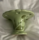 Vtg Royal Haeger USA Green Floral Frog/Tooth Brush Holder ???EUC