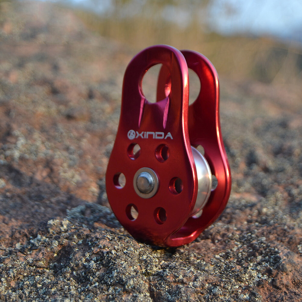 Outdoor Zipline Rescue Lifting Rock Climbing Fixed Rope Pulley Equipment USA