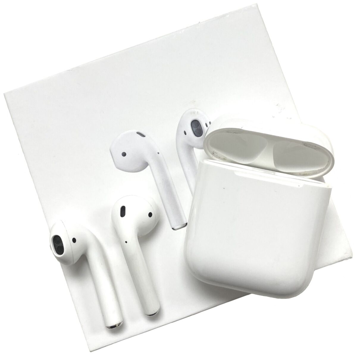 Auriculares inalámbricos genuinos Apple Airpods 2da generación iPhone con  estuche de carga