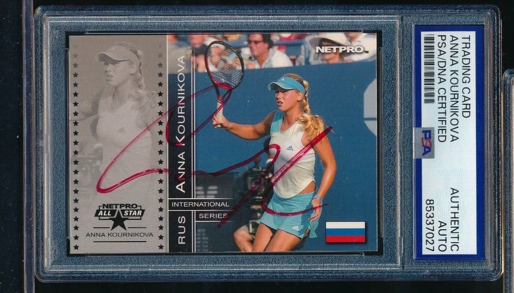 Anna Kournikova Autographed Trading Cards for sale | eBay