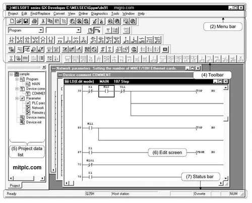 GX Developer Ladder Logic PLC Programming Software Industrial Standard w Trainer