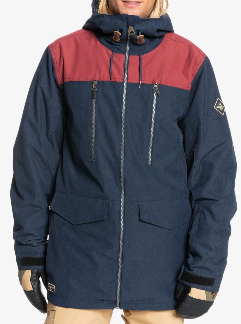 QUIKSILVER Men's FAIRBANKS Snow Jacket - EQYTJ03344 - BYJ0 - XL - NWT