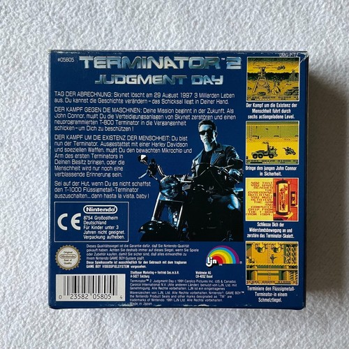 Terminator 2 Judgement Day GAME BOY PAL EUR CIB Completo Raro Nintendo Game Boy - Imagen 2 de 11