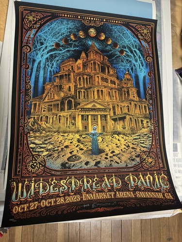 EMEK Widespread Panic Savannah GA 2023 Artist Edition signiert nummeriert /111 AE
