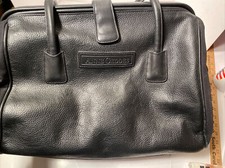 Anne Geddes Black Leather Nurseryroom Satchel Dr. Bag Style Diaper Baby Bag