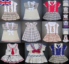 BABY GIRL DRESS Designer Outfit Cotton MANY COLOURS & DESIGNS Casual Party Wear