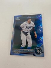 Curtis Mead 2022 Bowman Chrome Sapphire  Prospect Card #BDC-38