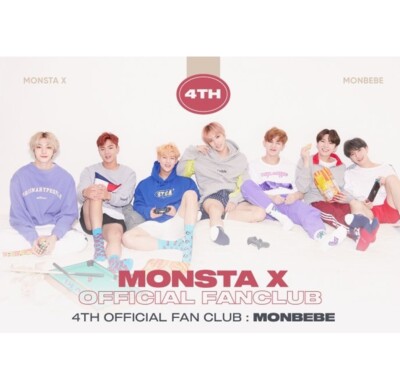 MONSTA X] 4th Official Fanclub Membership Kit (MONBEBE) EMS& FEDEX