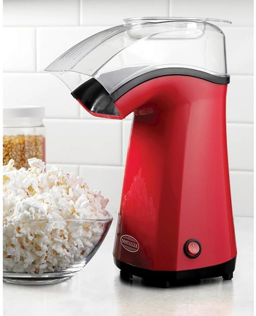 Dash Popcorn Maker Fresh Pop Hot Air Popper 16 Cups 1400 Watts Aqua