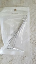 MINIATURE MINI DOLL HOUSE PLAY METAL KITCHEN MIXER WHIP WHISK BEATER