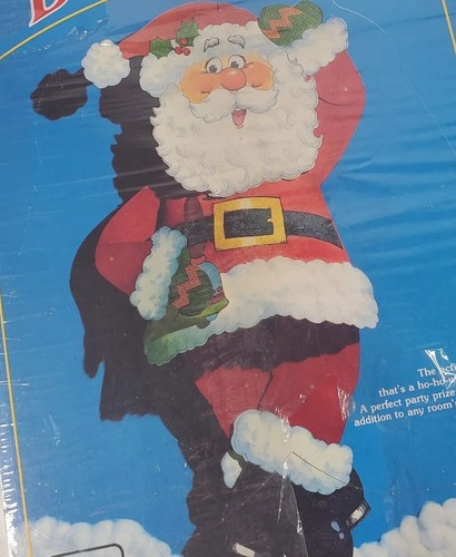Vintage Santa Claus Die Cut Jointed Christmas Wall Hanging Decor Hallmark USA - Picture 4 of 9