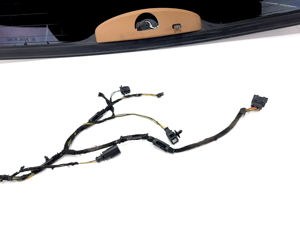 Porsche Cayenne S GTS 2008-2010 turbo puerta levadiza trasera escotilla vidrio con cable duro Foto 2 de 4