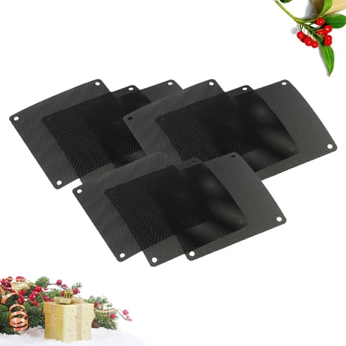 10 PCS Pc Mesh Filter Computer Fan Grills PC Cooler Fan Filter