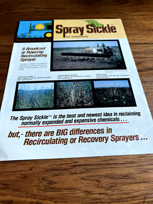 Sprayrite Spray Sickle Sprayer Brochure BAOH