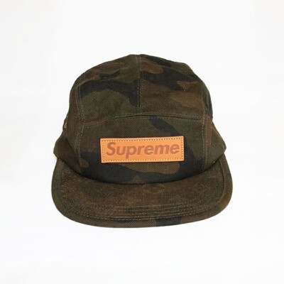 supreme louis vuitton デニムキャップ LOUIS VUITTON x Supreme LV Used Cap Camouflage Khaki Green Cotton