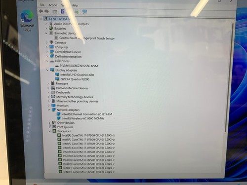 15" Dell Precision 7530 Laptop i7-8750H 2.2GHz 32GB RAM 256GB NVIDIA P2000 Video - Picture 16 of 21