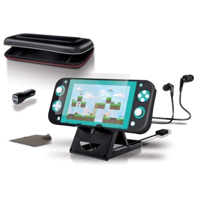 Starter Kit Lite Accessories Kit - Compatible with Nintendo Switch 8 In 1 Bundle