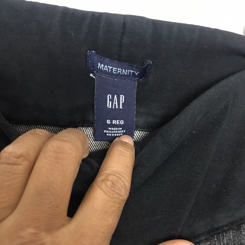 Gap Maternity Jeans Size 6 Regular Straight Demi Women's Blue Denim EUC - Picture 5 of 5
