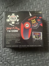 WORLD SERIES OF POKER PLUG AND PLAY 7 IN 1 CASINO GAME by EXCALIBUR (OPEN BOX)