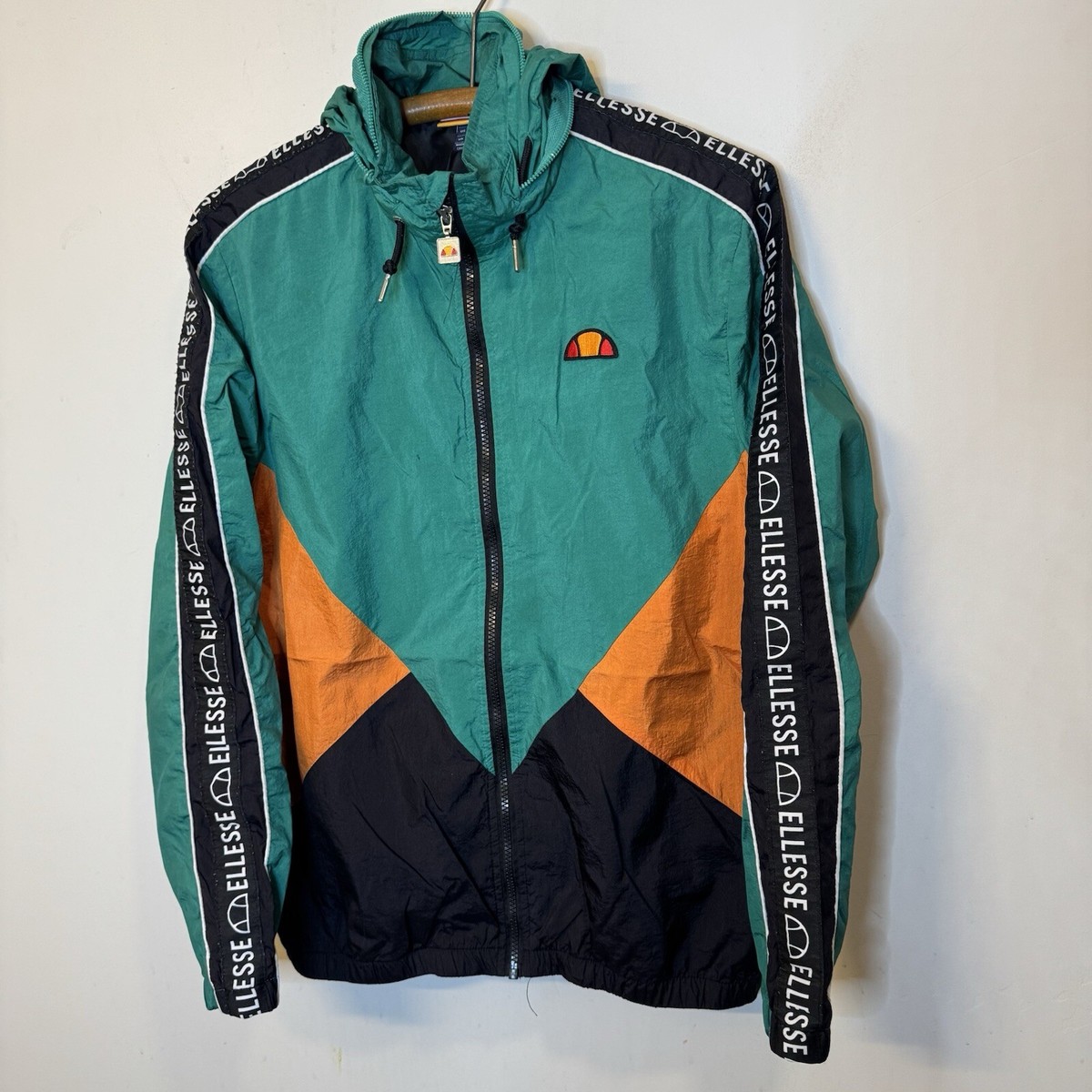 ellesse ウィンドブレーカー S Ellesse Men's Acera Pullover Jacket, Black | eBay