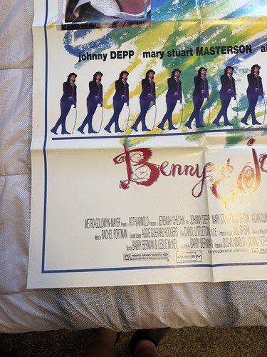BENNY AND JOON MOVIE POSTER 2 Sided ORIGINAL FINAL 27x41 FOLDED JOHNNY DEPP - Picture 4 of 5