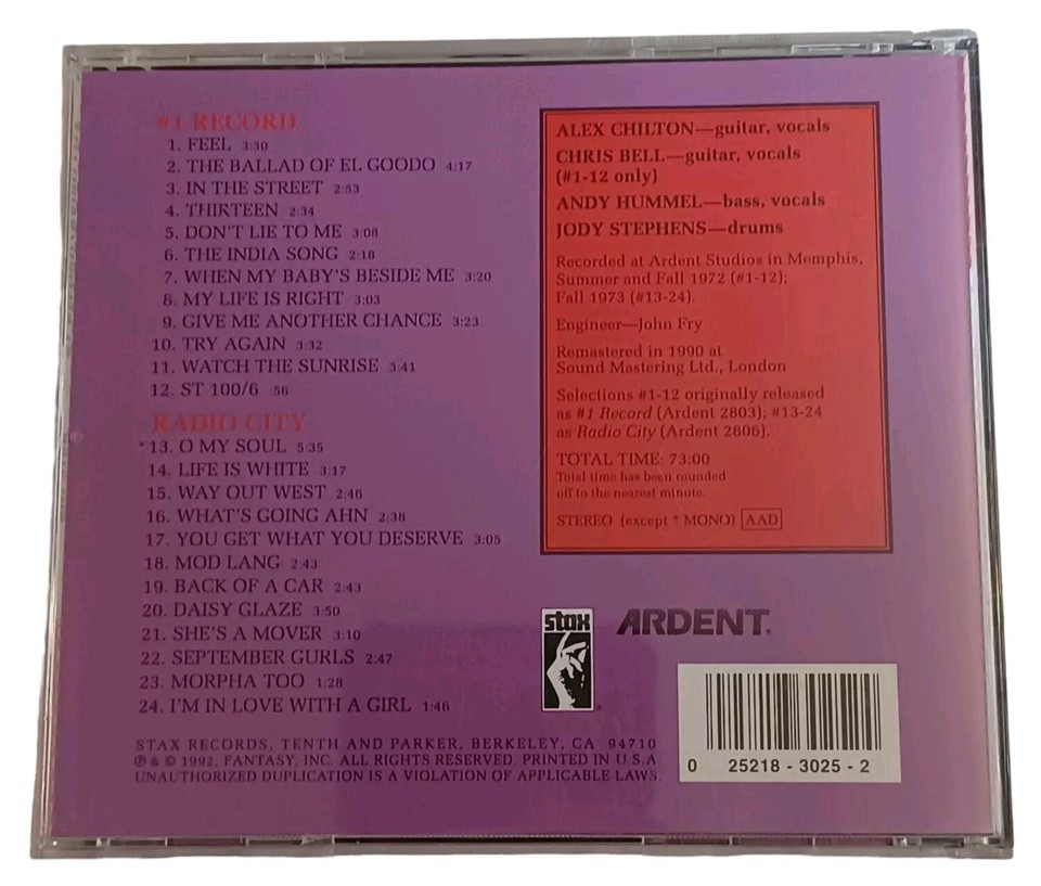 Big Star 1 Record / Radio City 2 On 1
