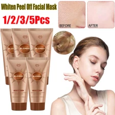 1-5Pcs Herbal Spots Peel-Off Facial Mask Skin Beauty Treatment Lightening Spot