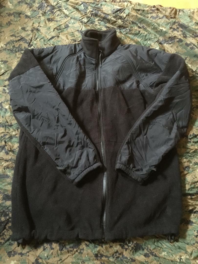 USGI Navy NWU Gore-Tex Parka Liner Black Polartec Fleece Jacket Medium ...