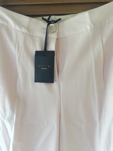 Ted Baker Nude Pink Wide Leg Trousers/Pants NWOT MSRP $148 - Picture 6 of 10
