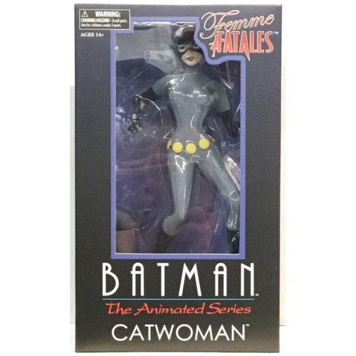 Femme Fatale Batman Animated Series Catwoman PVC Statue Diamond Select - Picture 5 of 24