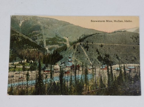 Mullan, Idaho ID Snowstorm Mine Early 1910s Shoshone County Hunter Mining