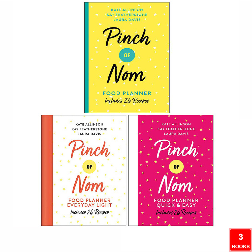 Pinch of Nom Food Planner Collection 3 Books Set by Kay Featherstone,Kate Allins