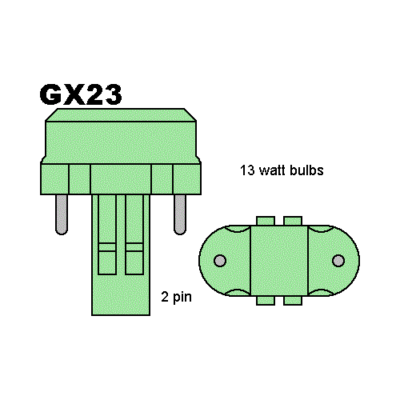 Satco S8310 Lumos Compact Fluorescent T4 GX23 GX23 13 watt 2700K Light Bulb, HyGrade