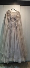 Women Wedding Maxi Dress, Prom Dress, Bridesmaid Long Dress, Size 8