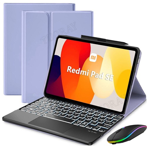 Bluetooth Tastatur mit Hülle Maus Für Xiaomi Mi Pad 6 5/6 5 Pro Redmi Pad SE 11 - Bild 21 von 73