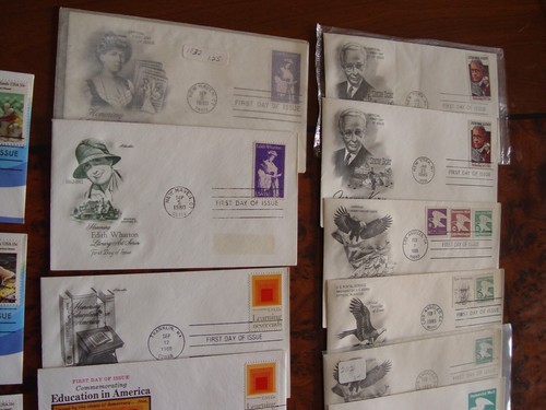 45 US STAMPS FIRST DAY ISSUE COVER 1980 & 85 EVENTS PLUS MORE FDC ENVELOPS/CARDS - Picture 7 of 12