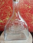 Vintage Crest Emblem Reuse Decorative Repurpose Liquor Glass Bottle With Stopper — photo 3