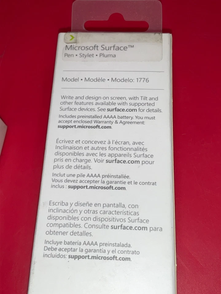 Microsoft Surface Pen 4 Stylet ice blue FPT-00033 EYV-00049 NEW SEALED✅❤️️✅❤️️ - Image 3 of 3