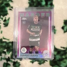Topps 2024-25 Chrome Rookie Conrad Harder #177 Sporting Clube Portugal Liga