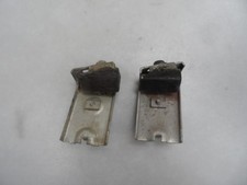 69 70 1969 1970 Ford Mustang Cougar Door Window Glass Stop Brackets Front Pair
