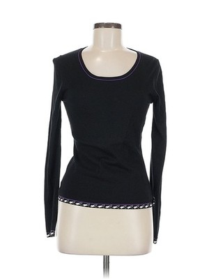 Apriori Women Black Pullover Sweater M
