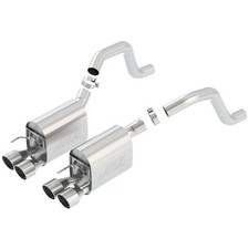 Borla 11917 S-type Axle Back Exhaust For 2006-13 Corvette C6 Z06 7.0l Zr1 6.2 V8