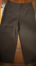 Nine West Black Trouser Pants Wide Leg Size 6