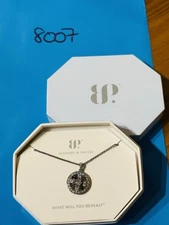 NIB Bomb Party Necklace 18" RBP5716 Zest of Love Dk Brown Tourmal. CZ Hematite P