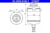 ATE 03.3509-0100.3 AusgleichsbehäLter, BremsflüSsigkeit