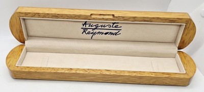 Rare Brand New Auguste Reymond High-End  Wooden Polished Watch Box Case NOS NIB