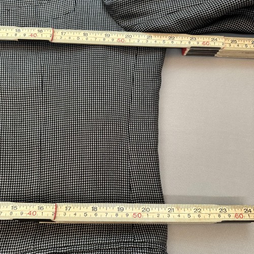 Canali Saks Fifth Avenue Blazer Mens 44 Gray Houndstooth Wool Made Italy Jacket - Picture 14 of 23