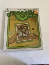 Craft Master Crushed Stone Mosette Craft Kit #20201  Frisky Fawn Bambi'  1974