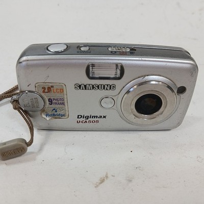 Samsung Digimax U-CA505 5.0MP Digital Camera NEEDS A NEW BATTERY & CHARGER